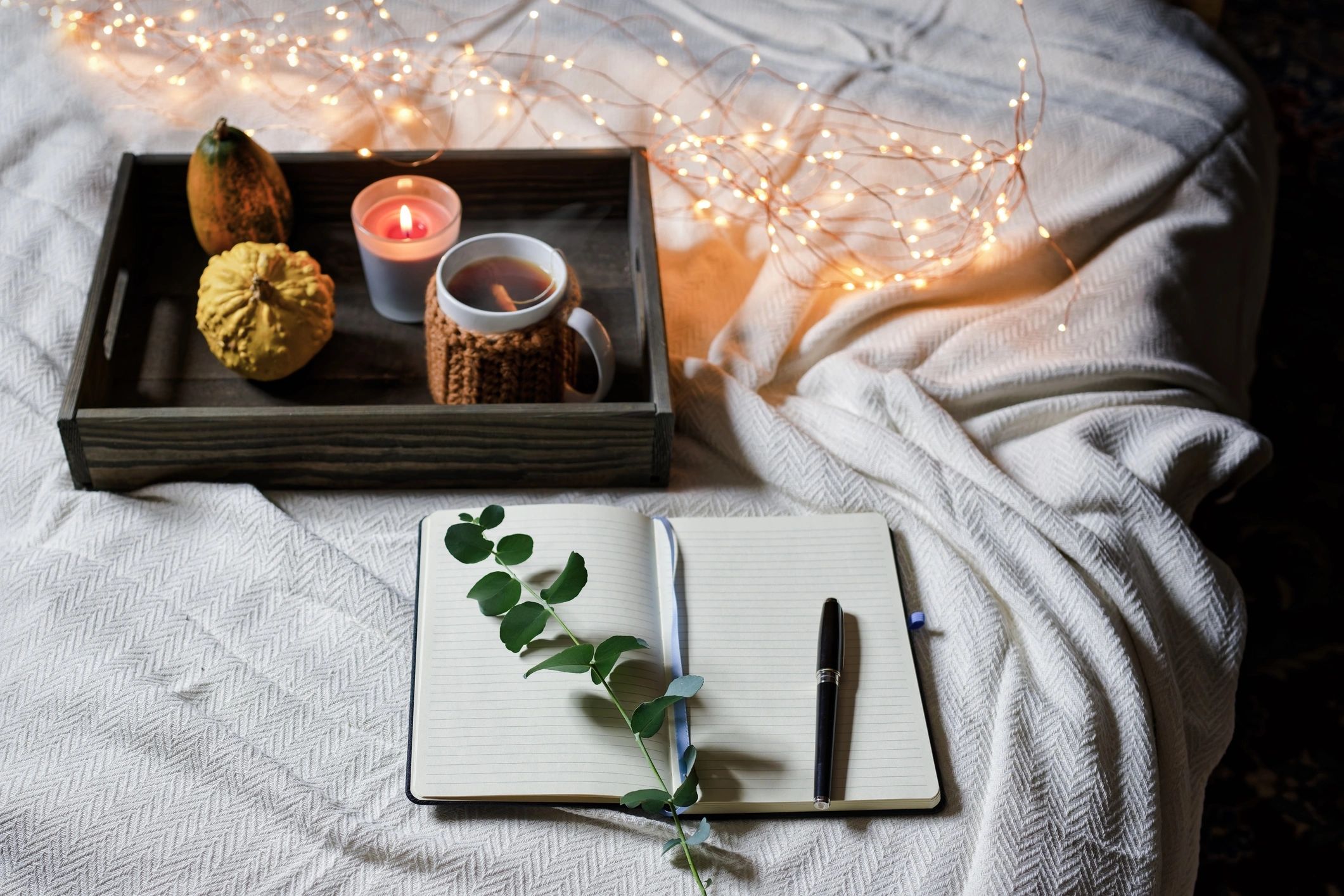 Cozy journaling setup for reflection and practice